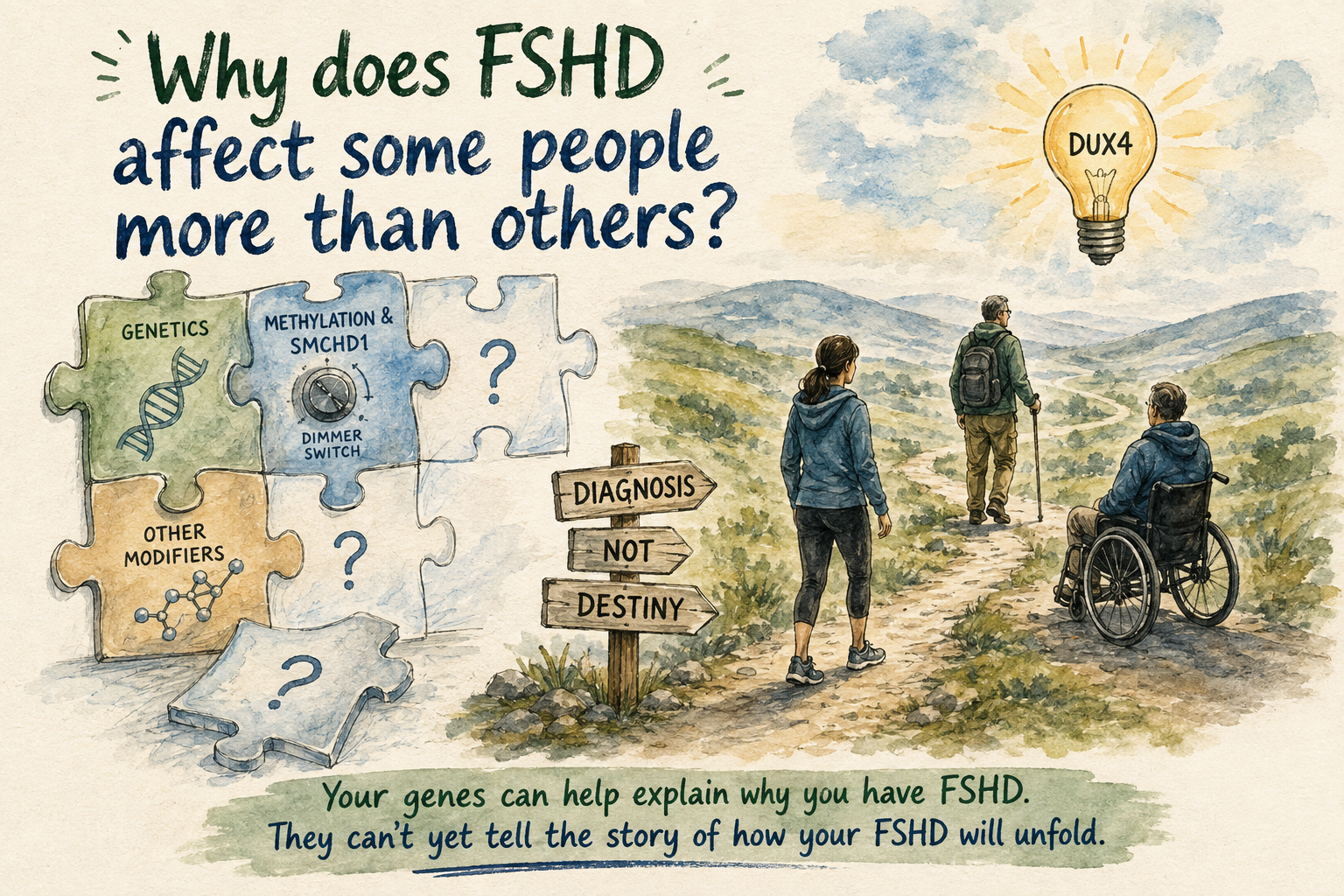 Why does FSHD affect some people more than others?